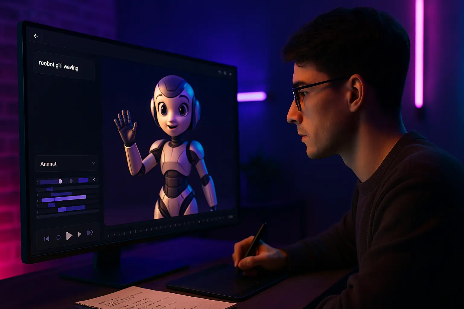 AI 3D Character Animation Generator
